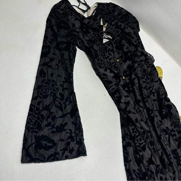 SAINTS & SECRETSElegant Black Floral Dress SIZE M - Picture 11 of 13